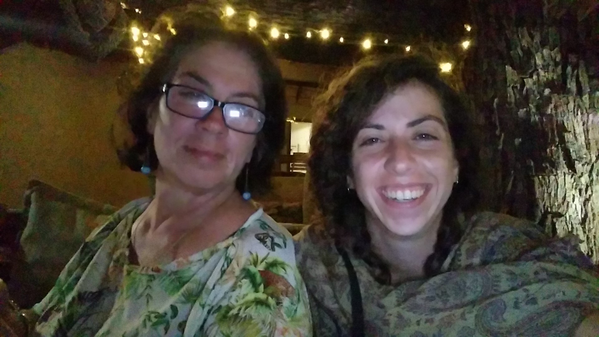 A true luxury. Annabelle and her mother